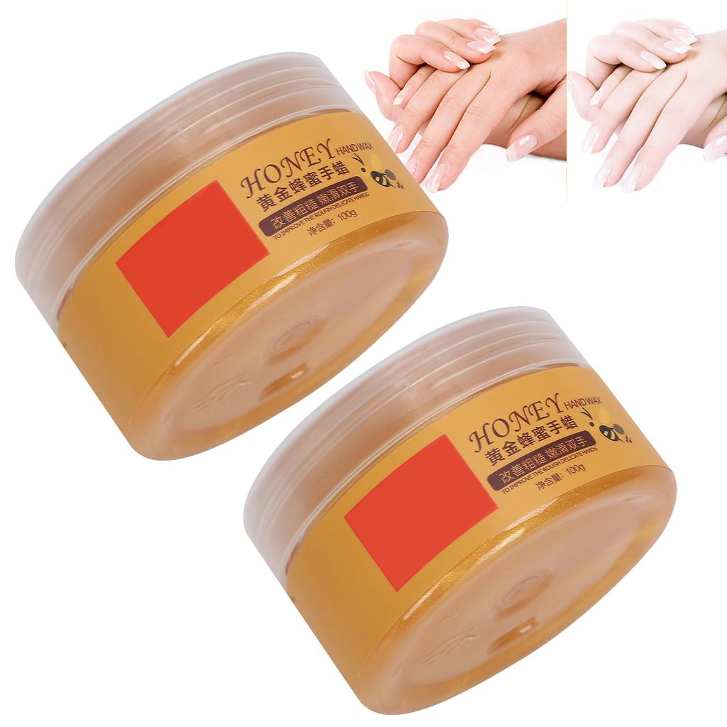 Buy 2pcs Honey Hand Wax Exfoliating Hand Mask Whitening Moisturizing