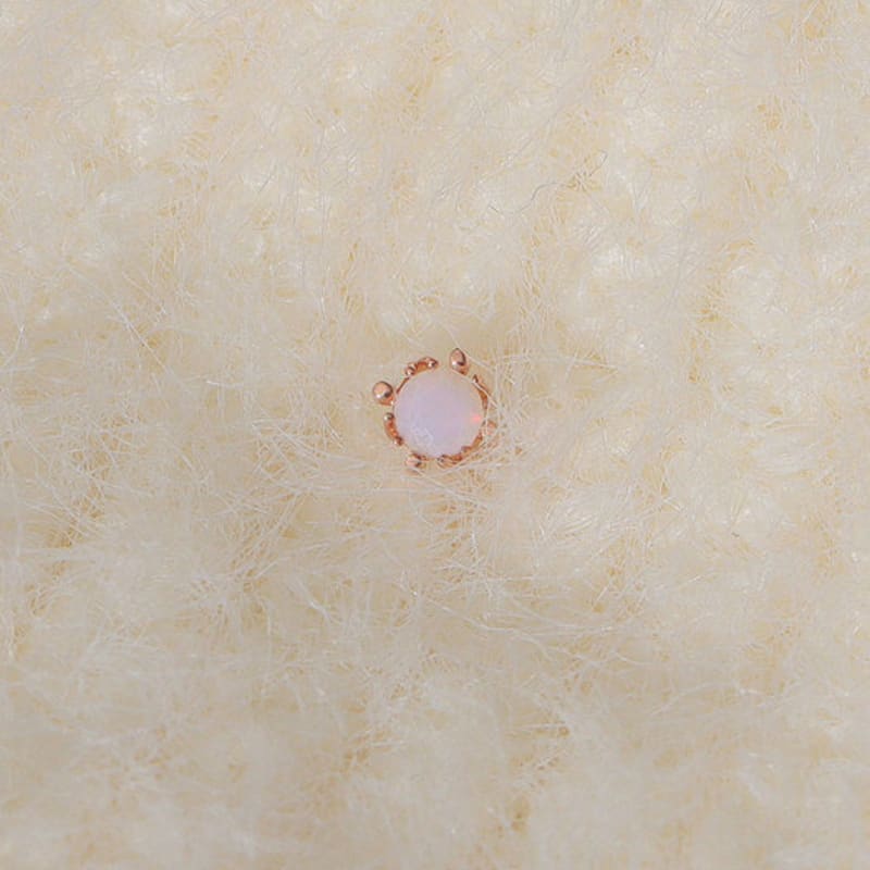 Own Antique Opal Piercing (14k Gold)