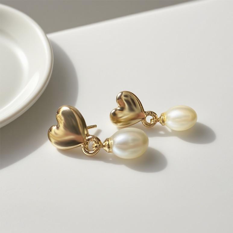 Schicke Retro-Perlenohrringe: Luxuriöses High-End S925 Silber, Modisches und Vielseitiges Nischendesign