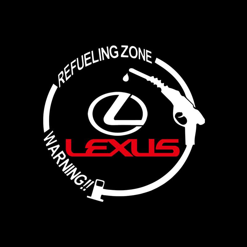 Car Badge Vinyl Reflective Fuel Tank Cap Stickers Decal Accessories For Lexus IS250 IS200 CT200h GS300 LS430 RX450h LX570 IS300 ES RX LS