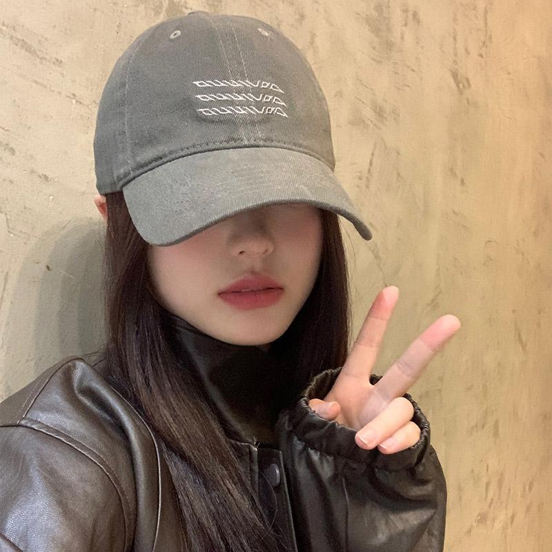 Simple Embroidered Baseball Cap Women Solid Color Hip Hop Snapback Hat for Girls Summer Adjustable Female Sun Hats