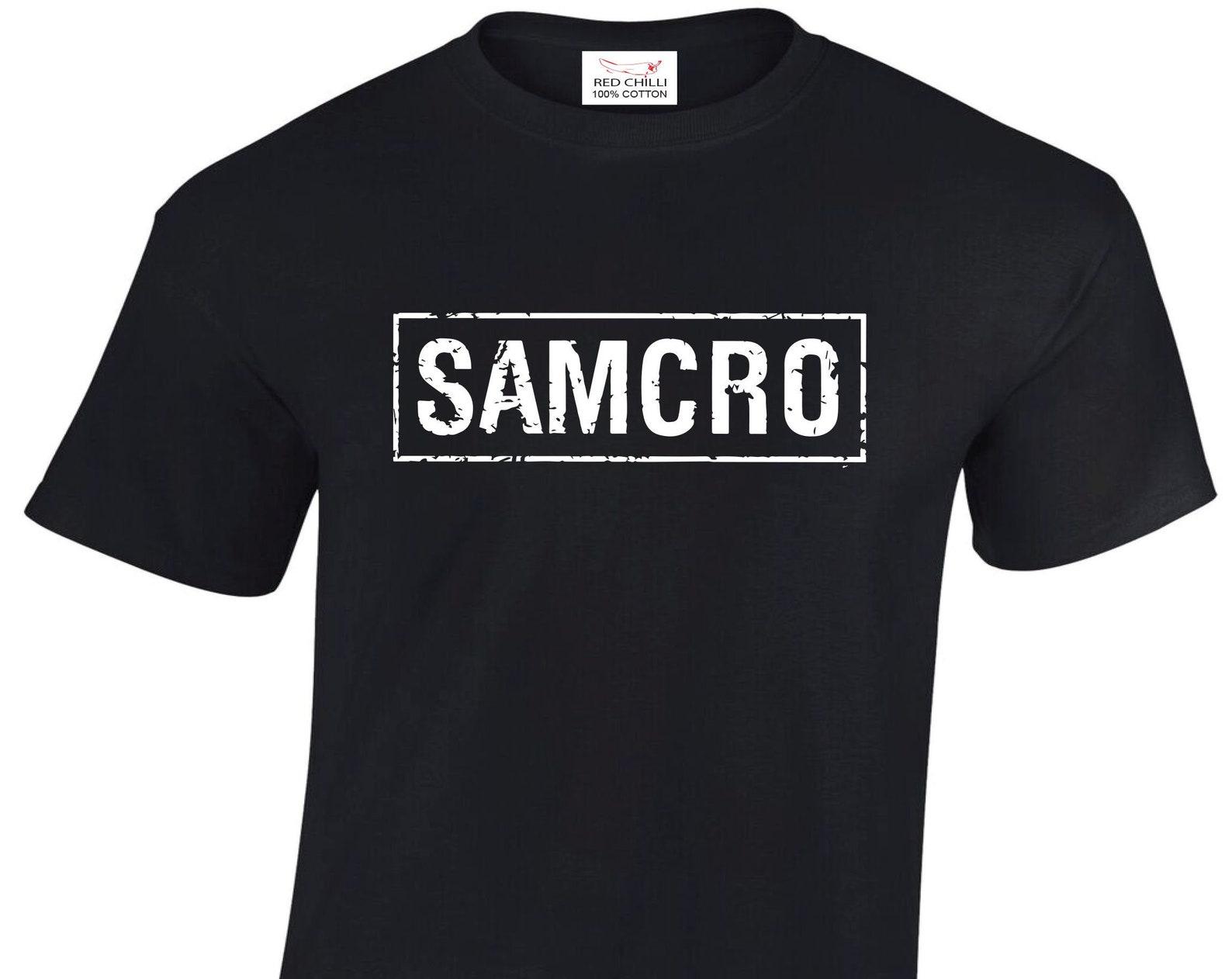 SAMCRO Inspired Unisex Top Tee Anarchy Harley Design T-shirt Biker S