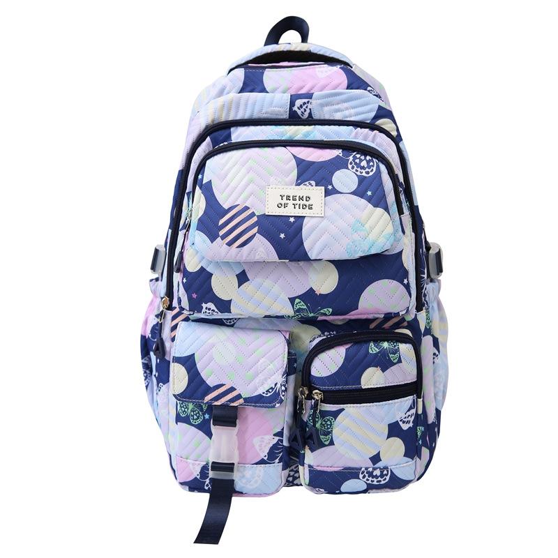 

Студентський рюкзак Graffiti Student Bag Outdoor Backpack синій