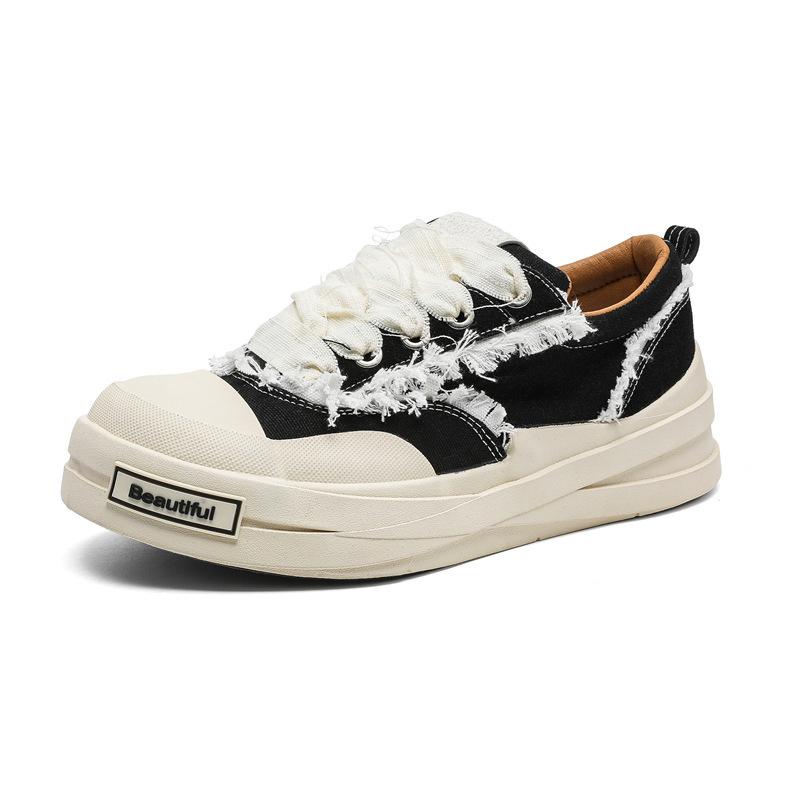 Spring and Summer New Sub-trendy Shoes Board Shoes Bread Shoes Student Retro Platform Shoes
