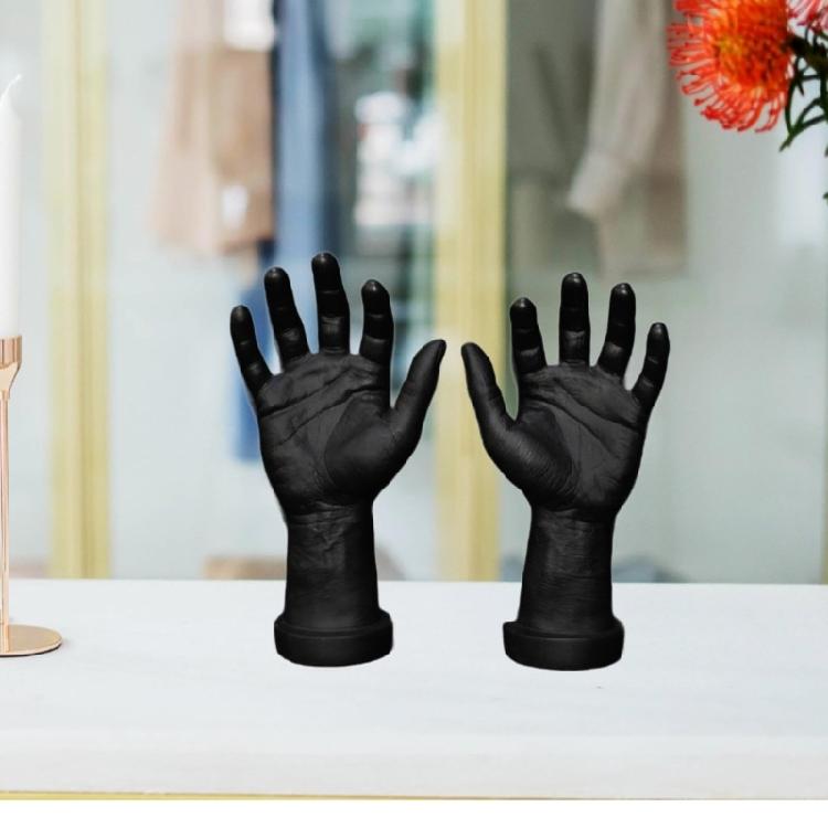2 Pezzi Mani di Manichino Realistiche Accessorio Mano Maschile Manichino per Accessori Costumi e Progetti Creativi Lunga Durata