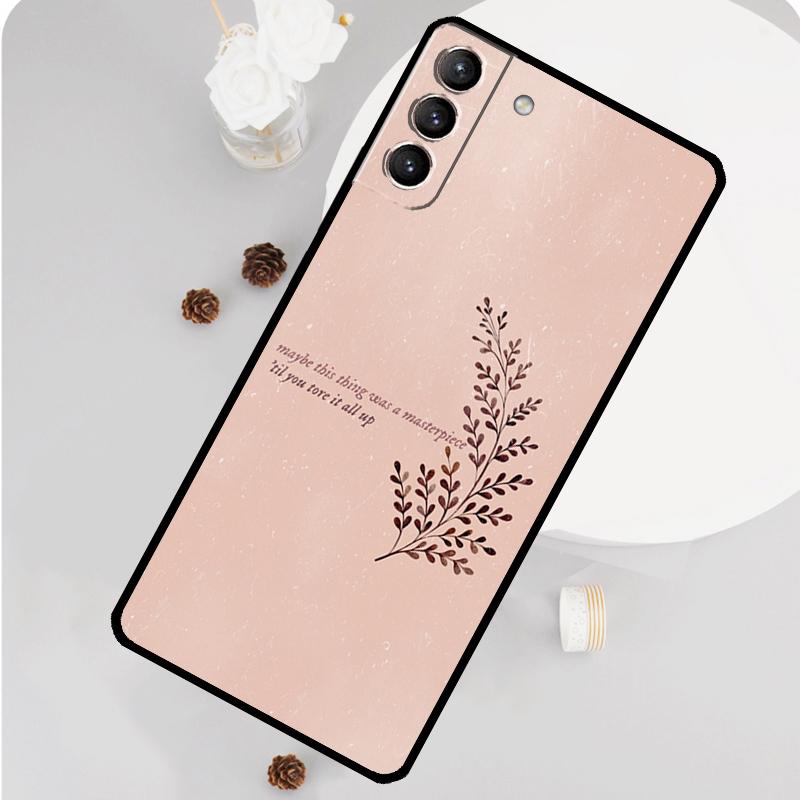 

Чехол для телефона с текстом песни All Too Well для Samsung Galaxy S26 S25 S24 S20 S21 S22 S23 Ultra S10 Plus S25 FE Funda Cover Galaxy S26 Plus