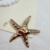 Ocean Element Starfish Brooch - Luxury Alloy Suit Accessory