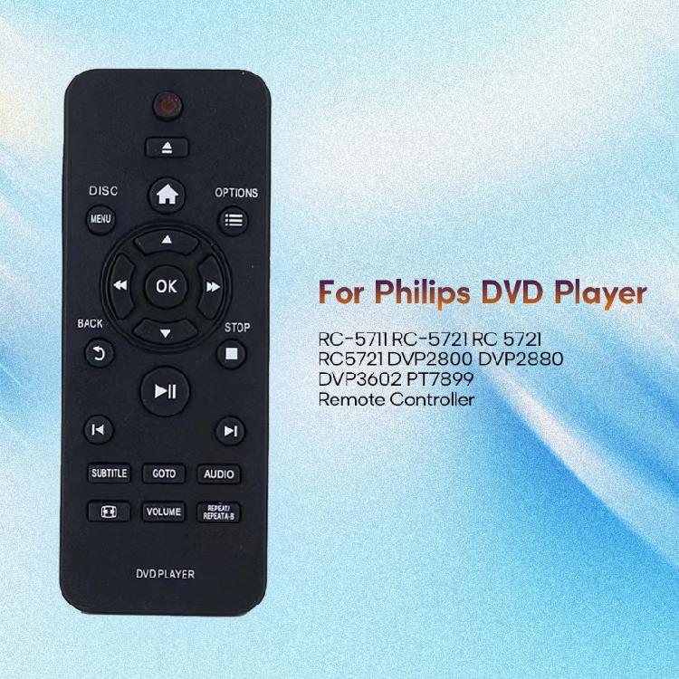 DVP2800/12 DVP2850 Efficient Remote Control Simple Operation Remote Control