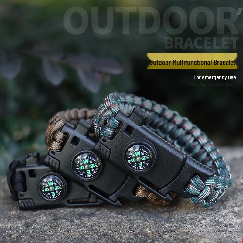 Soarer Outdoor Survival Paracord Armband met Vuurstarter