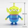 Aoshima Bunka Kyozai Rakupla Tocotoko No. DP-06 Toy Story Alien Open Car Pre-Colored Plastic Model