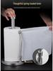 Stainless Steel Vertical Paper Towel Holder for Kitchen, Living Room, or Restaurant