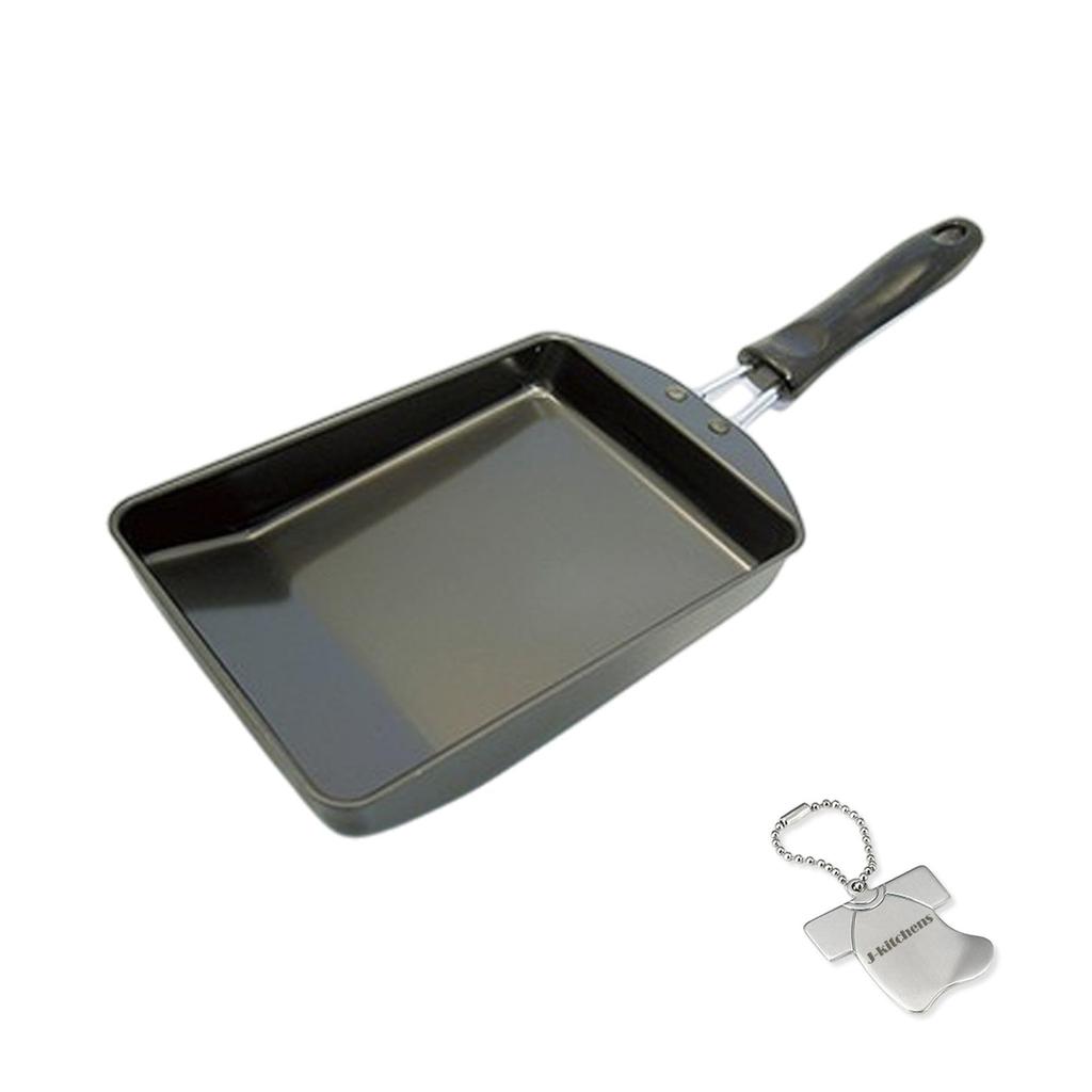 Frying Egg IH Made in Original T Included J-kitchens Pan, Fryer, Gas, Compatible, Japan, Kankiri-kun