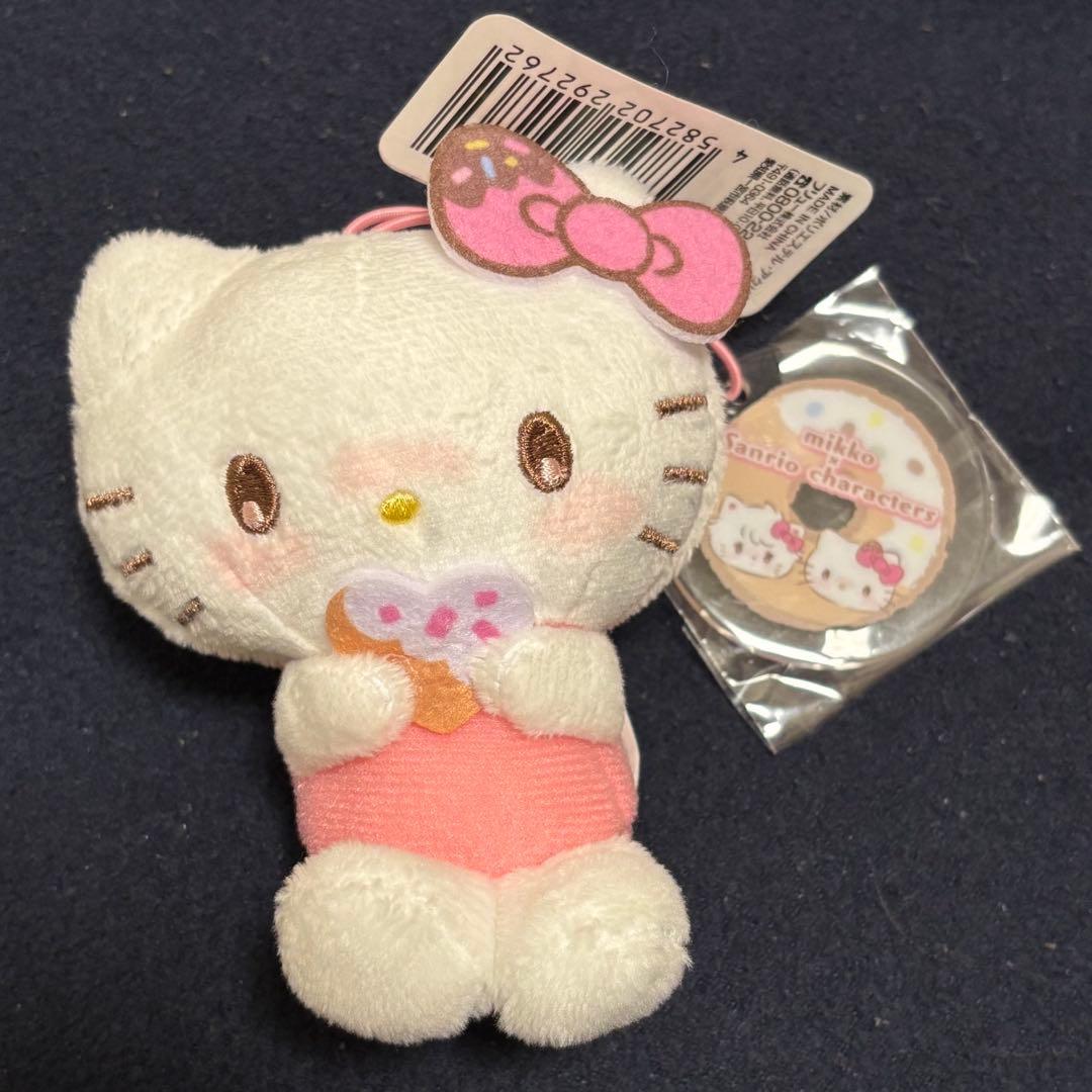 [New and unused] Sanrio Hello Kitty Mascot Donut Mikko