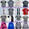 Vintage fotbalový dres Juventusu 2002-03 Domácí 2011-12 Venkovní Del Piero Pirlo Zidane Krátký Dlouhý Rukáv Muži Ženy