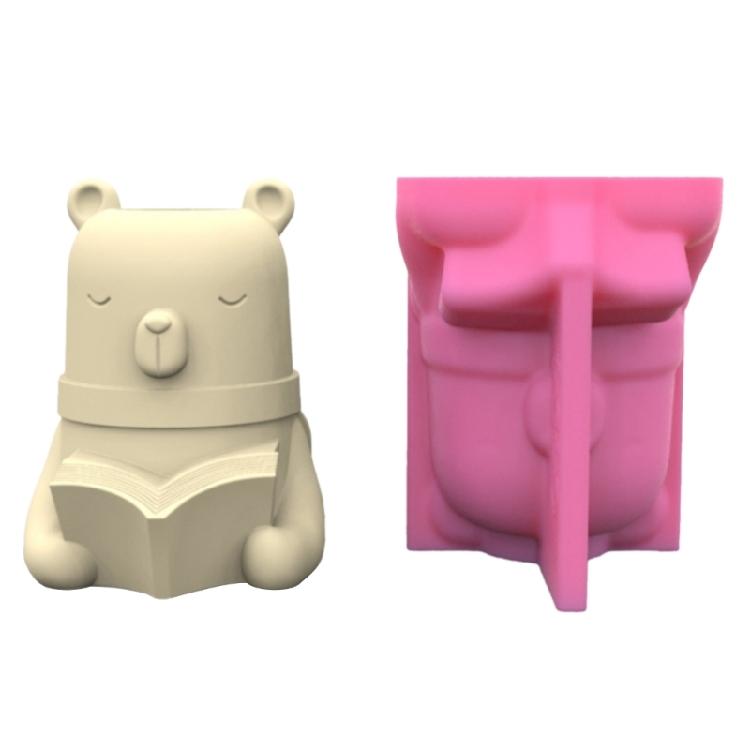 Bear Rabbit Foxes Flowerpot Storage Mold Trinket Holder Tool DIY Home Decor Mold