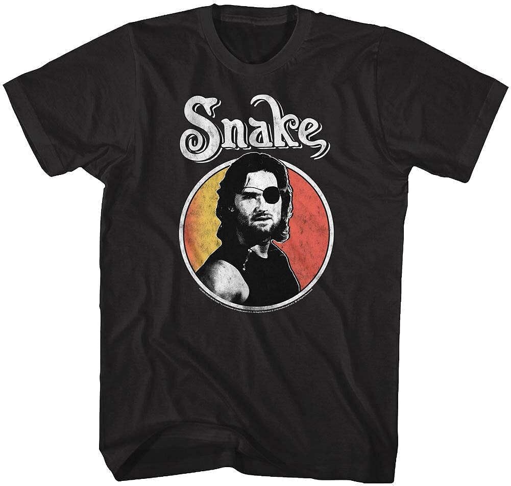 Escape from New York Snake Plissken Circle Men s Men T Shirt Kurt Russell Movie Top XS