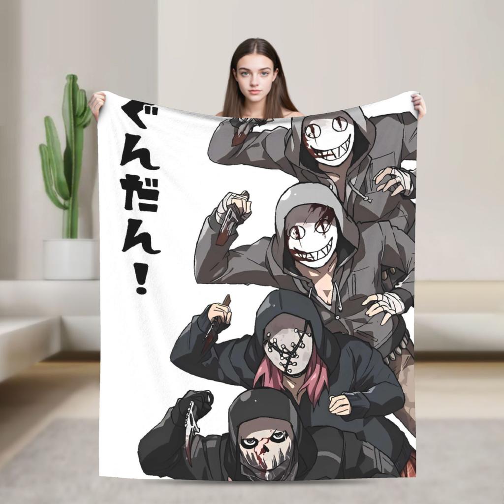 Deads by Daylights Warm Blanket  Picnic Plush Bedding Throws Novelty Outdoor Flannel Bedspread Sofa Bed Cover