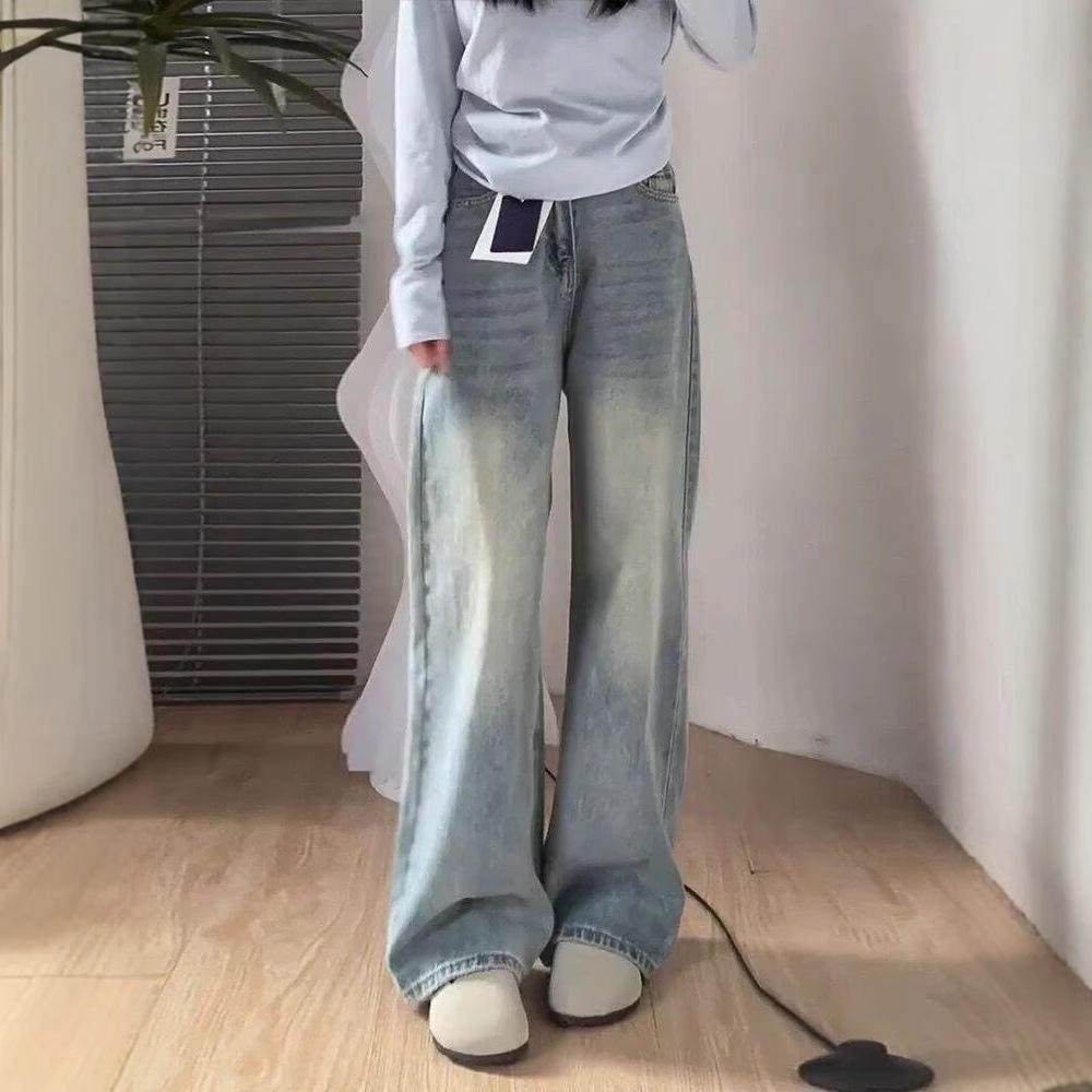 Harajuku Wide Leg Denim Pants - Summer 2025 Trend