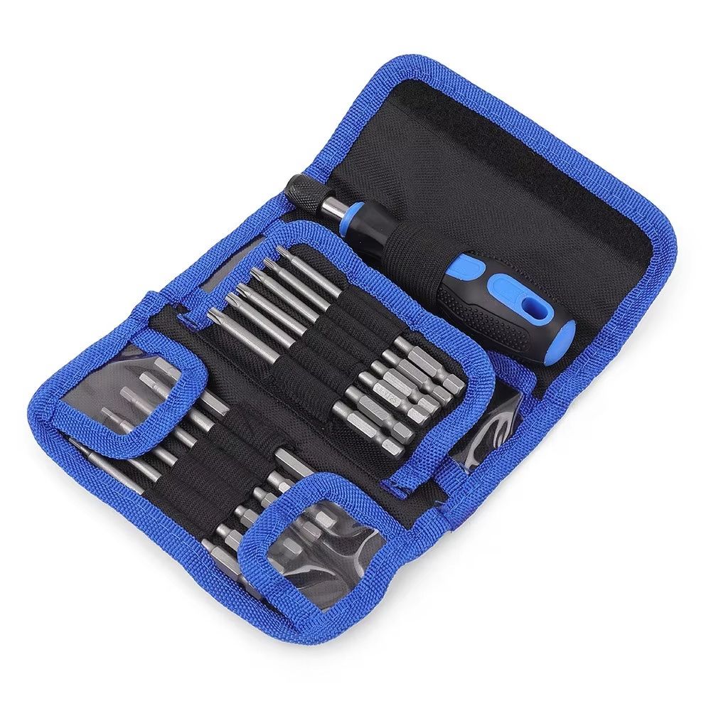 Convenient Bits Organizer Bag Oxford Cloth Handheld Pouch Hardware Tool Bag  Screwdriver Bits