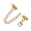 20Sets/Box 10-25mm Lobster Clasps Hooks Extending Chain Bracelet End Connectors Slider Clasp for Handmade Jewelry Making Finding