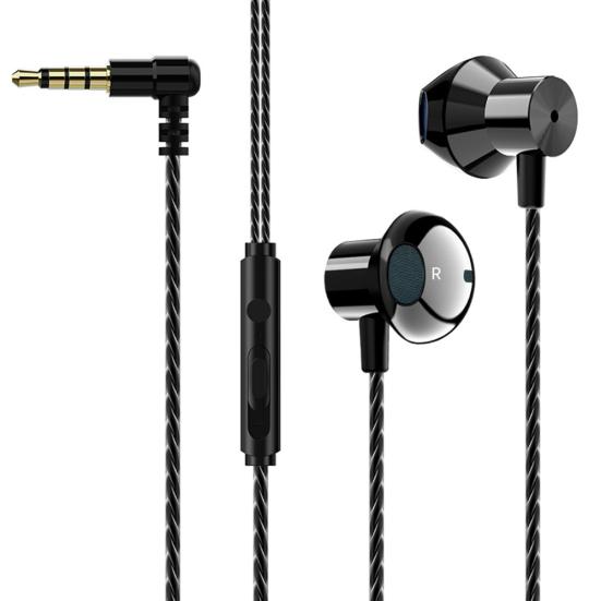 F13 Type-C/3.5mm Plug Ergonomic In-Ear Wired Earphones Bass Headset for Phone PC