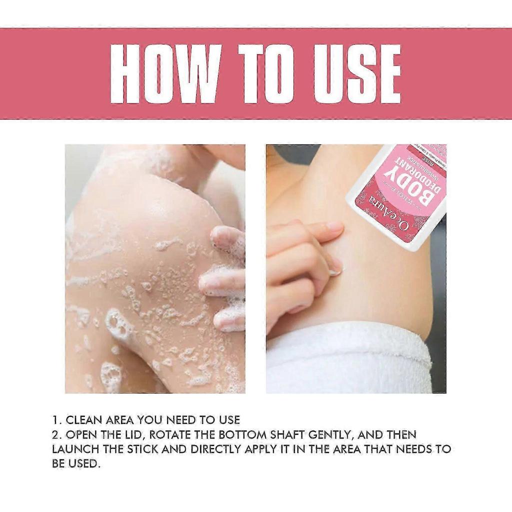 Rose Fragrance Whole Body Deodorant - Naturally Refreshing