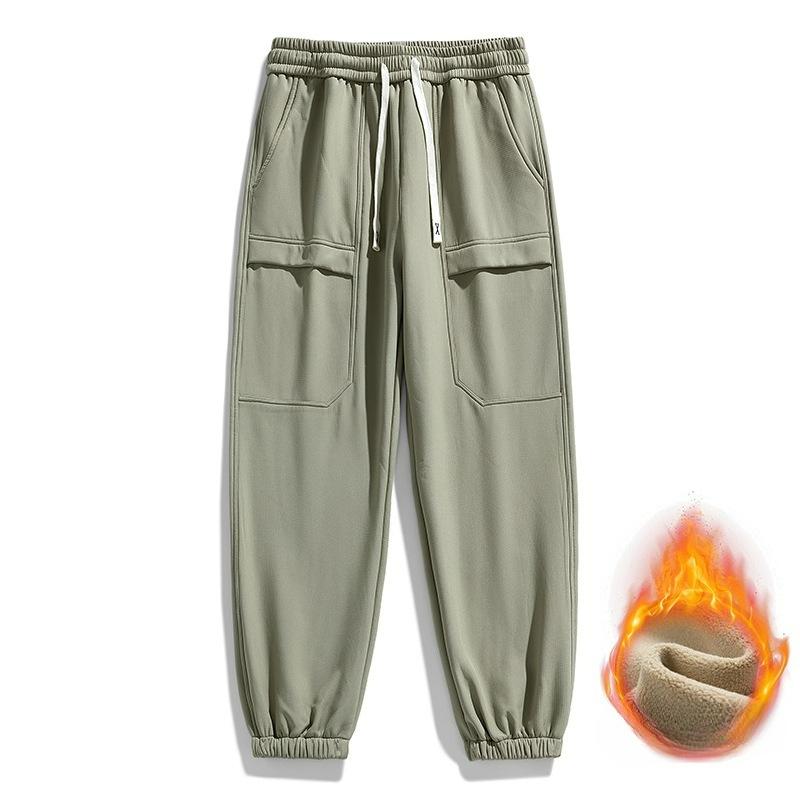Three-proof Assault Pants Men's Autumn and Winter Straight Men's and Women's Outdoor Plus Velvet Thick Warm Tooling Casual Functional Sports Pants