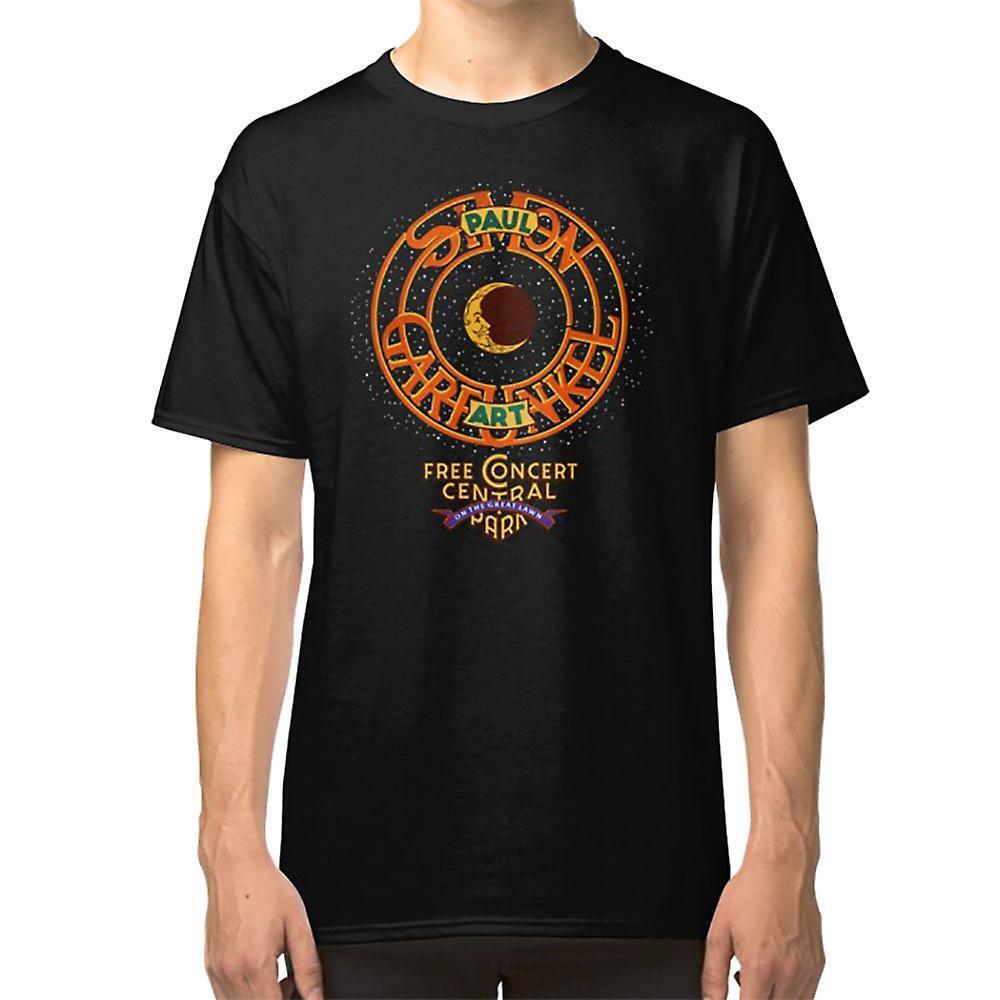 Simon & Garfunkel Concert in Central Park Shirt Black Unisex S-5XL LI579 Unisex T-Shirt XXXXL