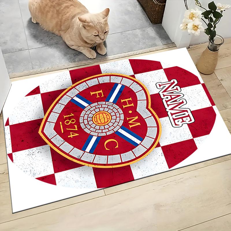 Custom Name Brentford Football Club Crest Carpet Rug Customizable Soft Washable Anti-Slip Home Living Room Sofa Mats Personalized Rug. 0909208