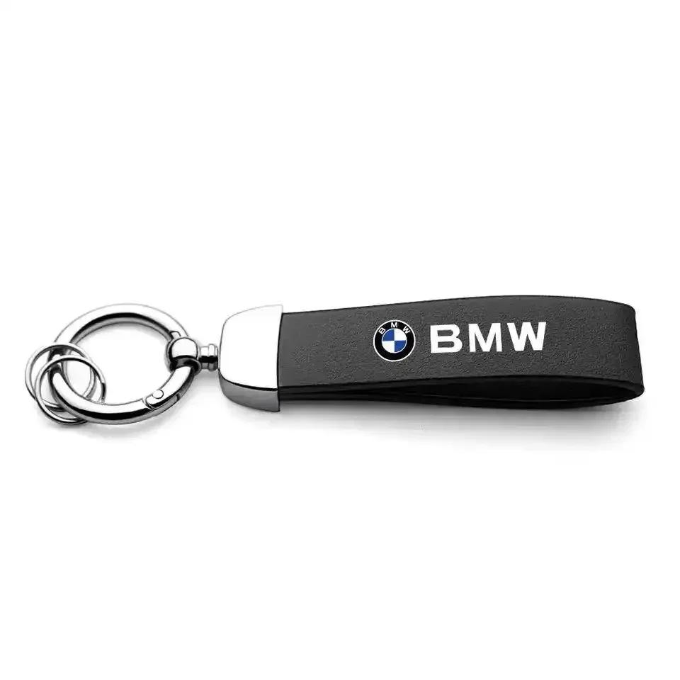 Metal Weave Car Logo Keychain Lanyard Key Ring Buckle For BMW Z3 Z4 G30 X1 X4 X3 X5 X6 E36 E46 E39 E60 E53 E34 F10 Accessories