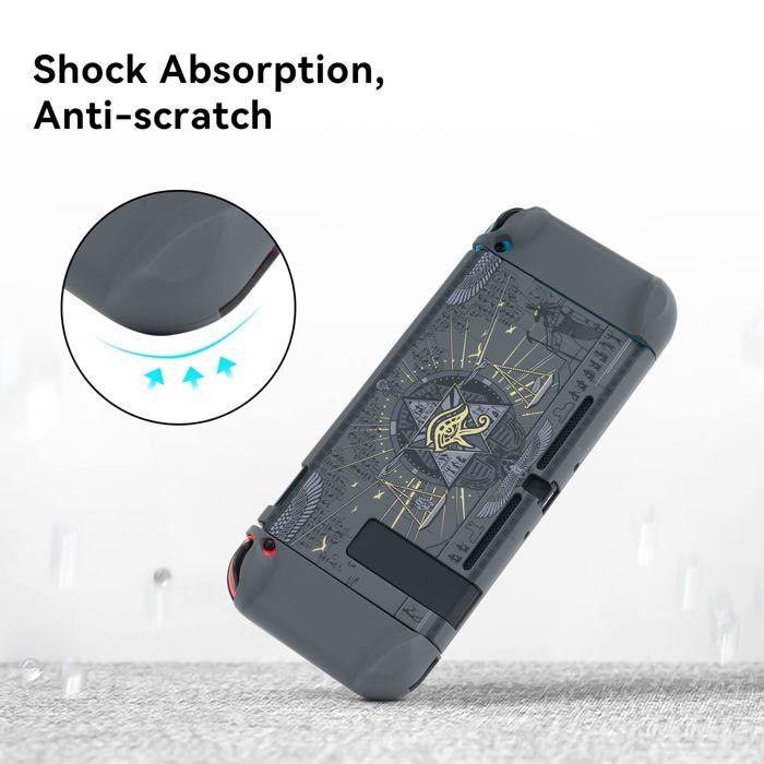 Coque de Protection - GEEKSHARE - Egypte - Antichoc - Anti-Rayures - Compatible Nintendo Switch/OLED