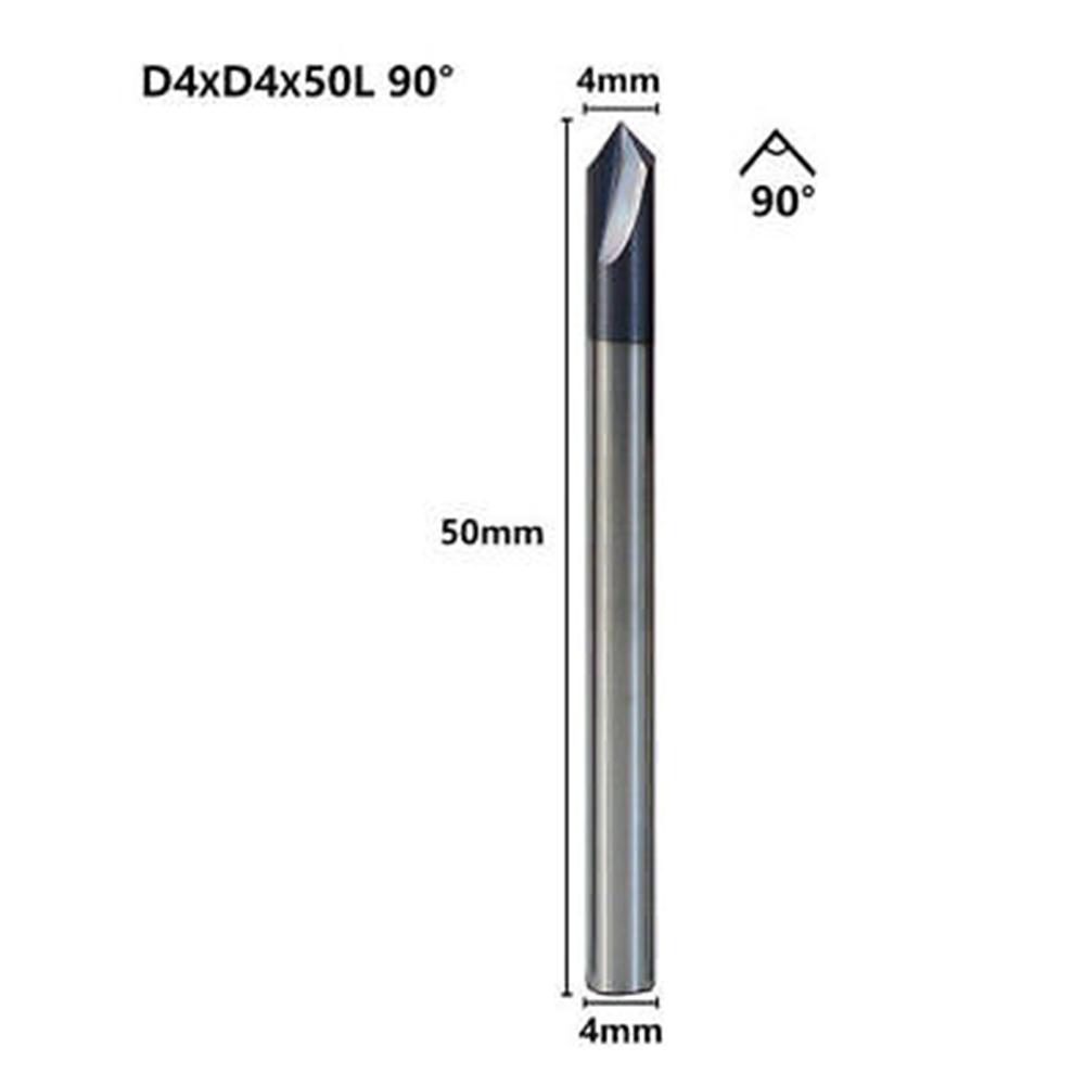 End Mill 90 Degree Carbide Router Chamfer Engineering Tool