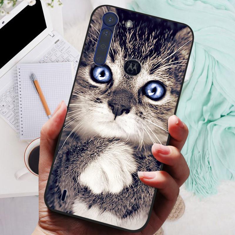 For Motorola One Fusion Case Black Bumper Soft Silicone Cover For Moto One Fusion Plus Phone Cases OneFusion Fusion+ Funda Shell