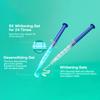 Teeth Whitening Kit with 32 LED Gum Light Silicone Mouthpiece Gel Tube Portable IPX7 Waterproof Gum Health Toothache Relief Light Therapy Periodontal