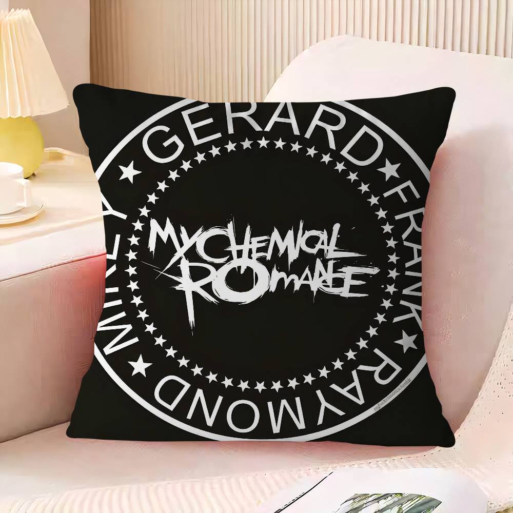 Band M-My C-Chemical R-Romance Pillow Anime Pillow Sofa Bed Head Pillow Cover Cushion Cover 45x45 Cm Fashion