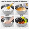 Cold Vegetable Bowl Mixing Bowl Stainless Steel Food Mixing Container New Egg Mixing Basin