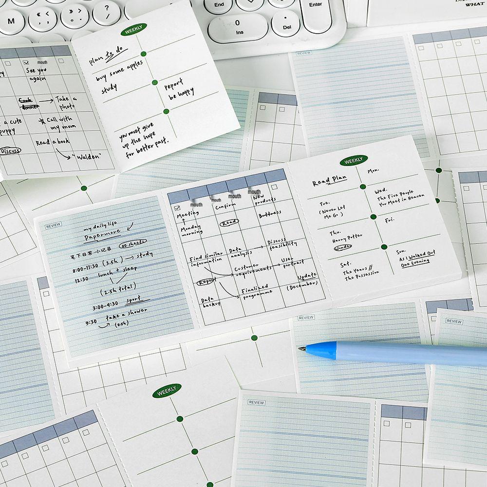 PaperMore Gradient Three-Piece Sticky Note Set - Daily Style for Journaling & Messages