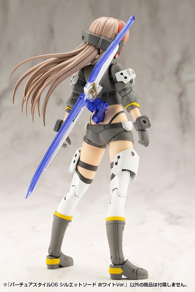 Kotobukiya Modeling Support Goods Virtua Style 06 Silhouette Sword White Total Approximately 135mm Plastic Model M.S.G Ver. Length Non-Scale