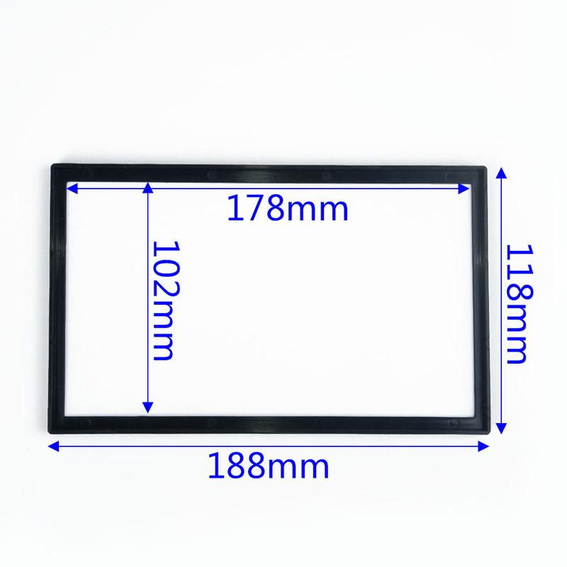 2Din Stereo Audio Dash Bezel Panel Mounting Frame ForCarRadio DVD Player Audio Modification Bracket Adapter Trim Bezel Facia