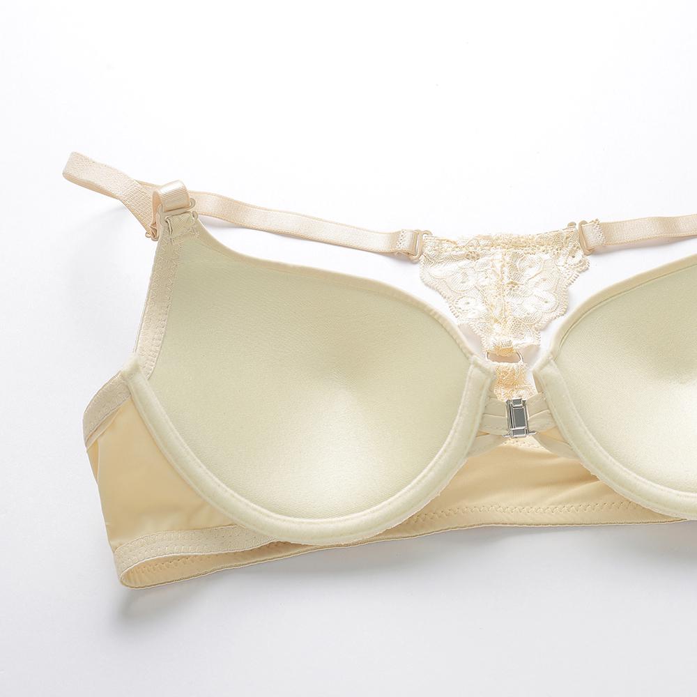 Artdewred Sexy Push Up Podprsenka a Kalhotky Set Přední Zapínání Bezešvé Spodní Prádlo Pro krásu ženy