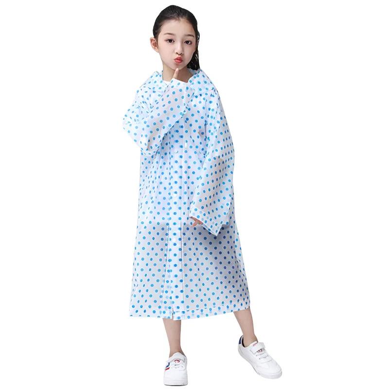 Capa de chuva infantil impermeável espessada capa de chuva impermeável turismo caminhadas ao ar livre capa de chuva poncho capa de chuva com capuz capa de chuva