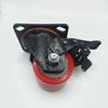 3" Iron Core PU Heavy Duty Steel Swivel Caster with 5.75" Thick Plate and Low Center of Gravity.