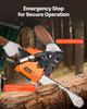 VEVOR 40 cc Gas Chainsaw, 14 inch Gas Powered Chainsaw, 1.8 HP Power Chain Saw with Non-Slip Handle, Gas-Powered Chainsaws with Dual Fuel Tanks
