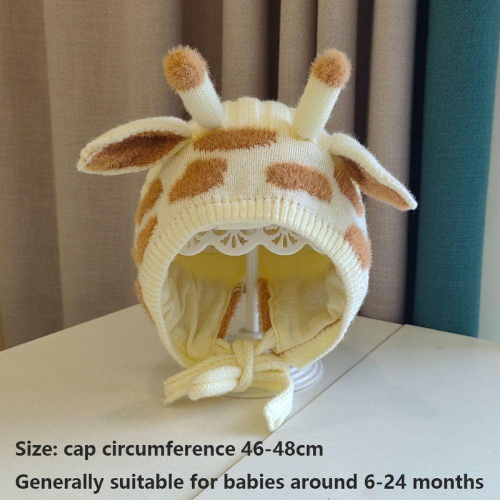 Katoenen Cartoon Babyhoed Winddichte Meisjes Oorbescherming Cap Modieuze Baby Cap Winter