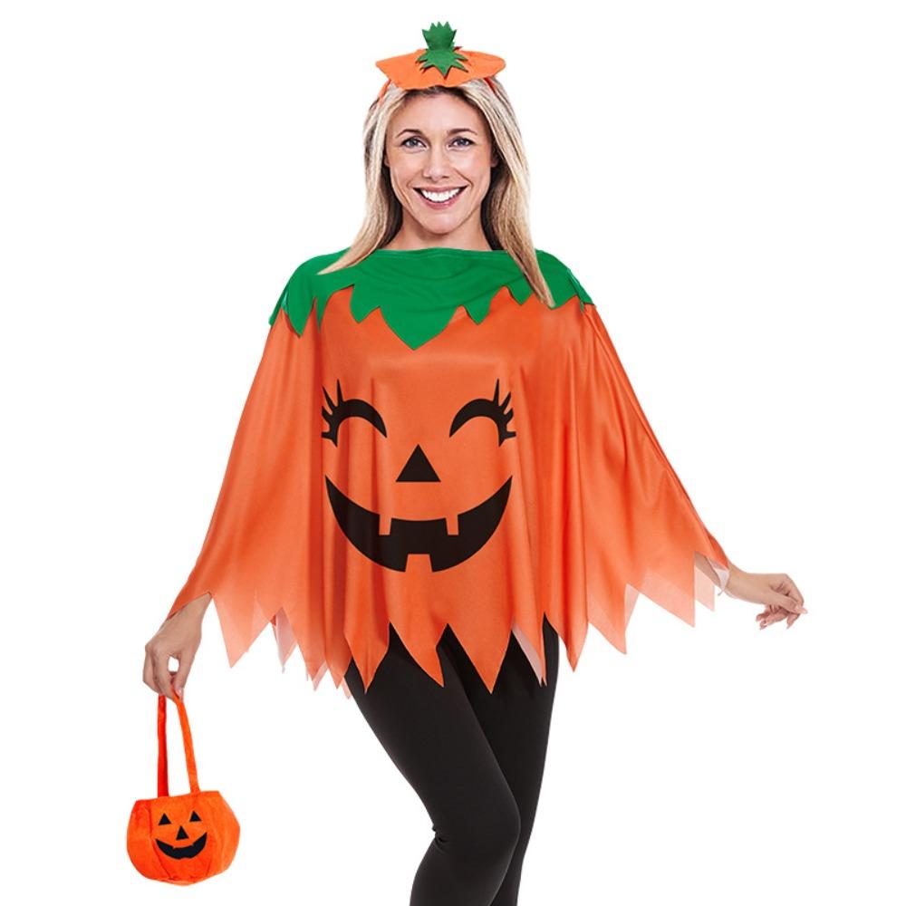 Loose Halloween Cosplay Cape Clothing Prop Witch Cosplay Cloak Ghost Hooded Cloak  Adult