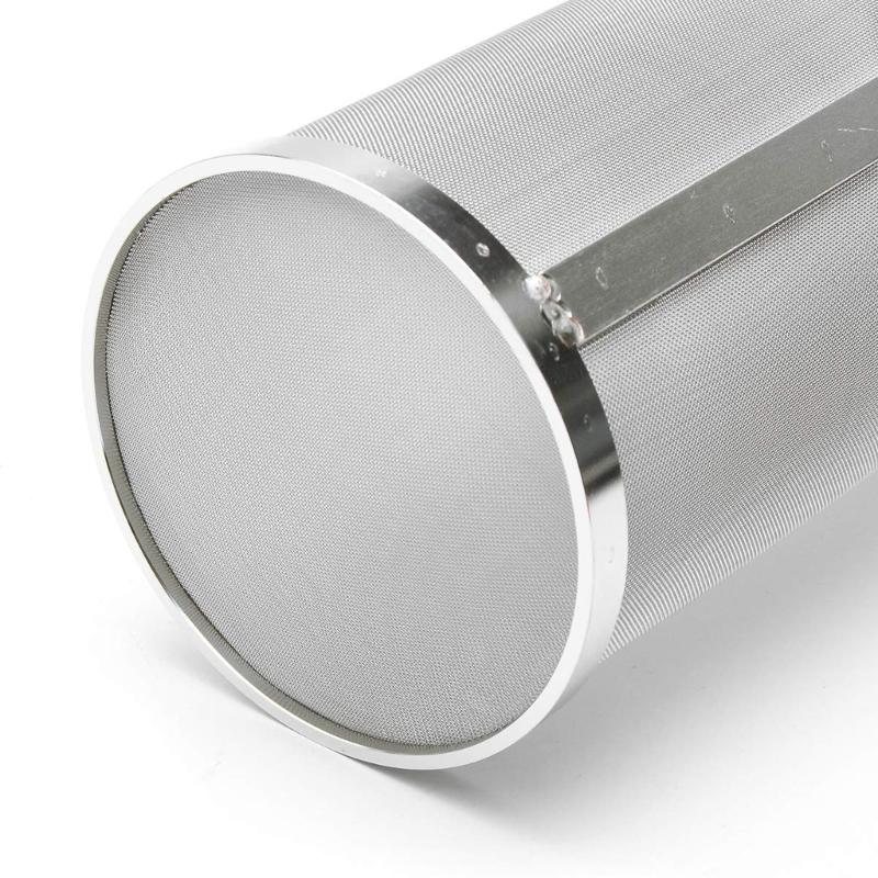 Multifunctional 304 Stainless Steel Beer Brewing Filter Tube with Double Hook Design for Easy Installation and Removal