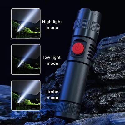 Multifunktionale Taschenlampe Tragbare Blendung-Einstellbar-Fokus Taschenlampe Multifunktionale