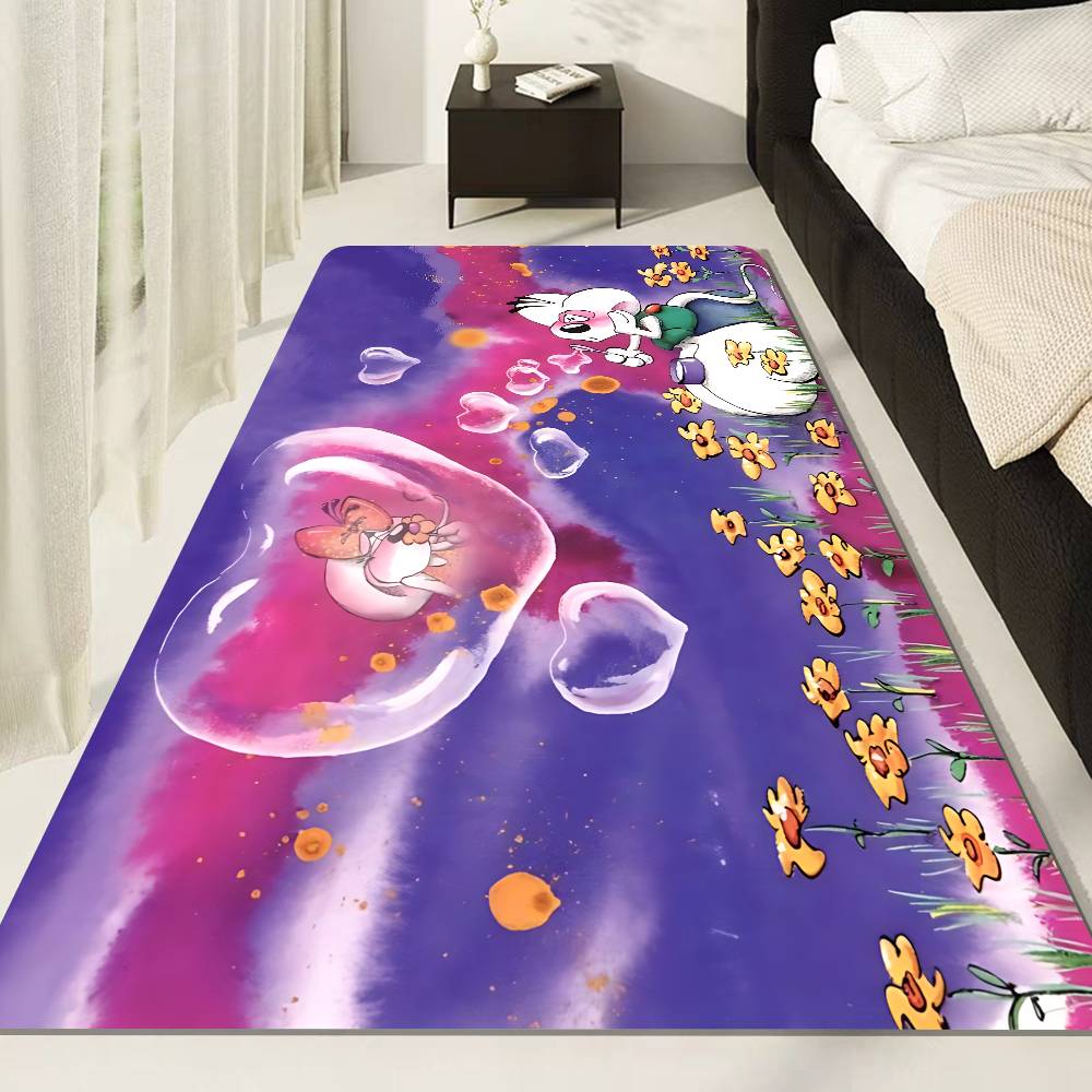 Tappetino da porta Diddl Cartone Animato Carino Lavabile Antiscivolo Tappeto per Area Soggiorno Divano Sedie Tappetino da ingresso Cucina Tappeto