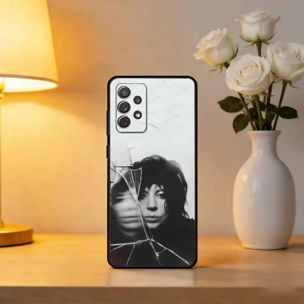 

L-Lady G-Gaga Phone Case Transparent Silicone Soft For Samsung S25,S24,S21,S22,S23,S30,Ultra,S20,Plus,Fe Samsung S22plus5G