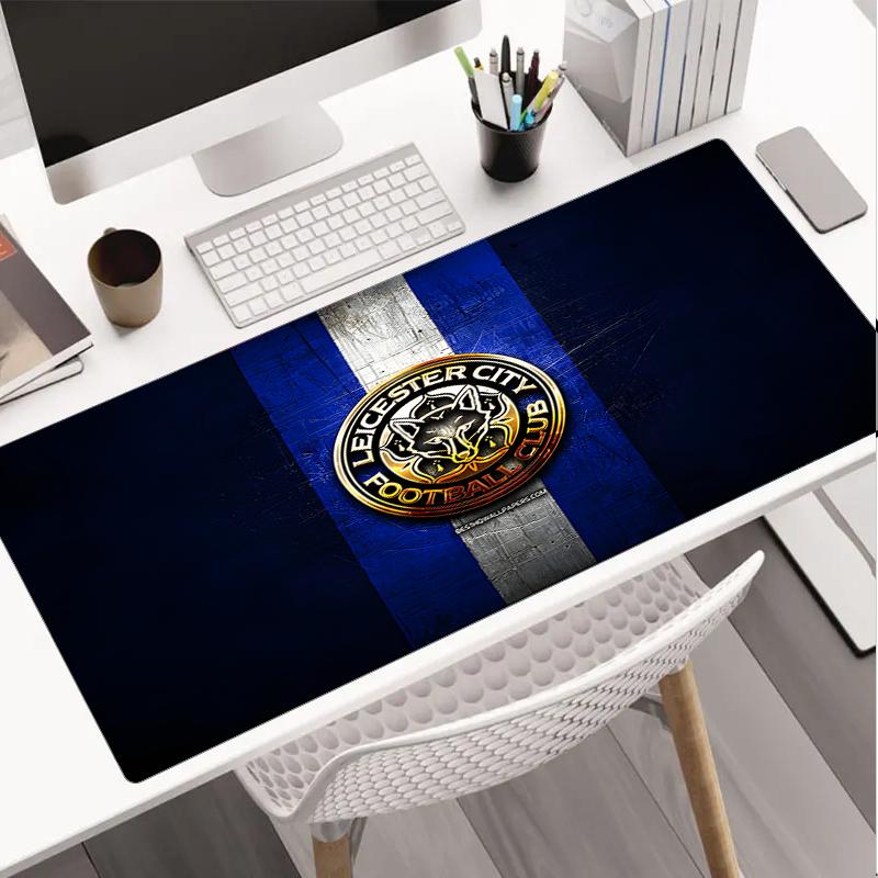 Leicester Football Club Wappen Mauspads, Gaming-Mauspads, Tastaturpads, Schreibtischdekoration für Computer-Notebook, Fan-Geschenk, Geburtstagsgeschenk